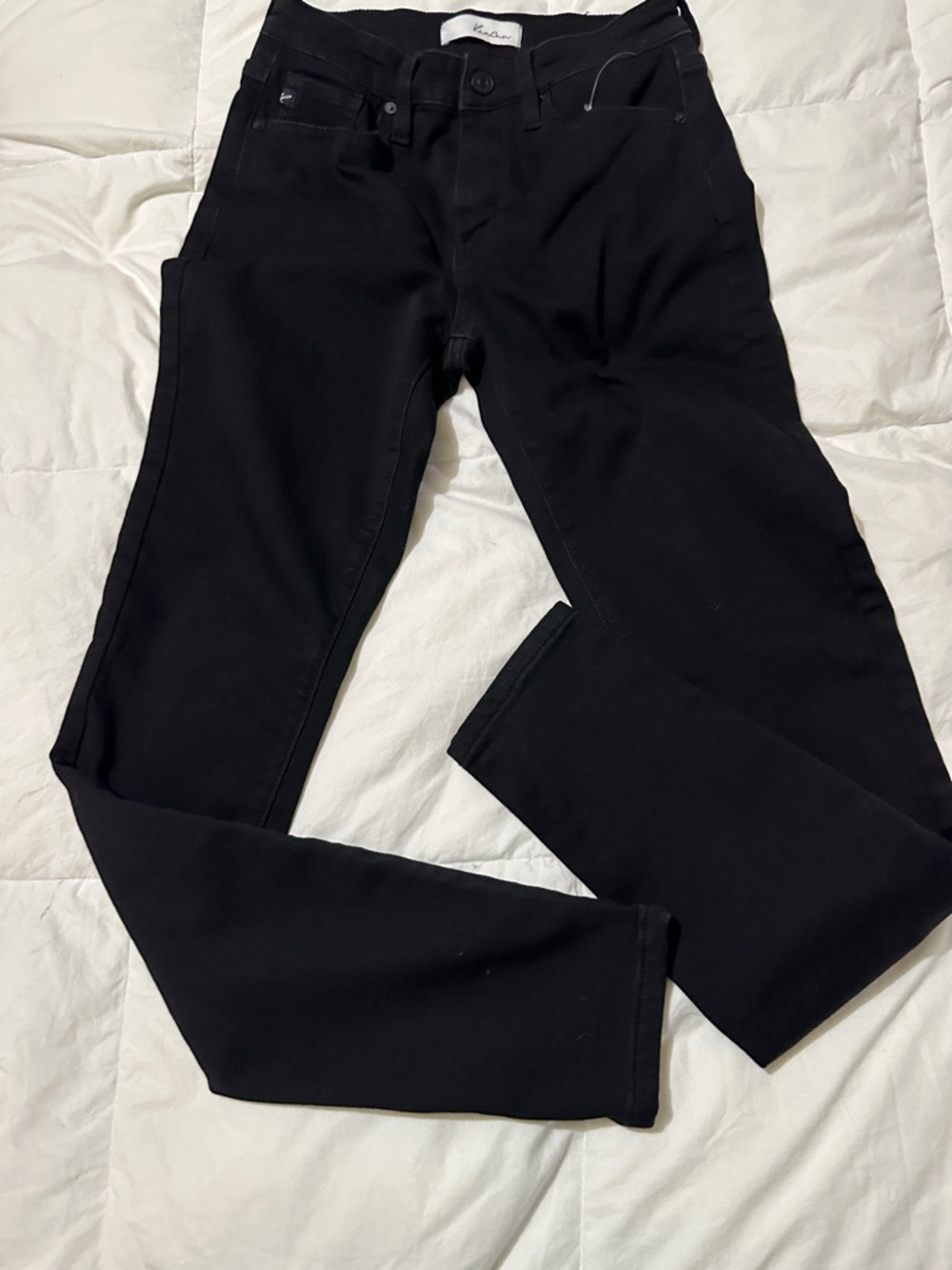 KanCan Black Slim Straight Jeans